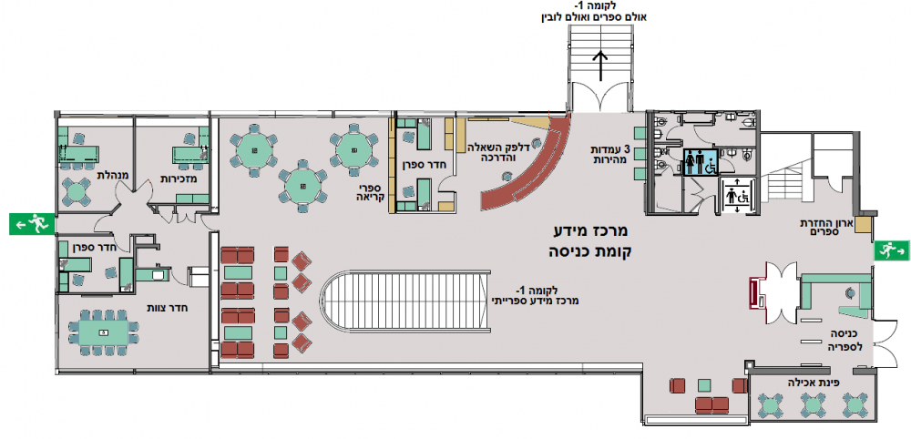 ספריית הרמן קומת כניסה